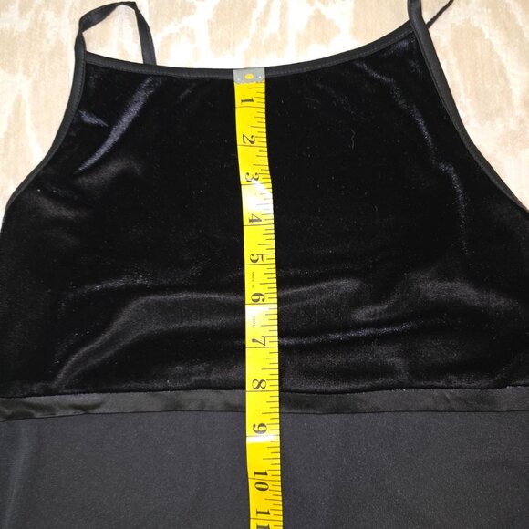 BYER TOO! sz M Vintage Y2K 90s Maxi Formal Dress Gown Gothic Romantic Velvet Top - Picture 10 of 11